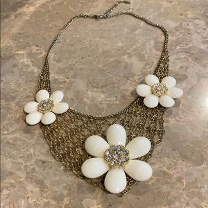 Flowered Statement Necklace
